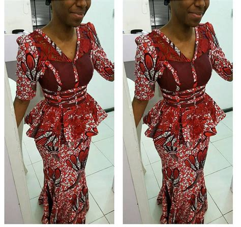 ankara sleeveless tops.